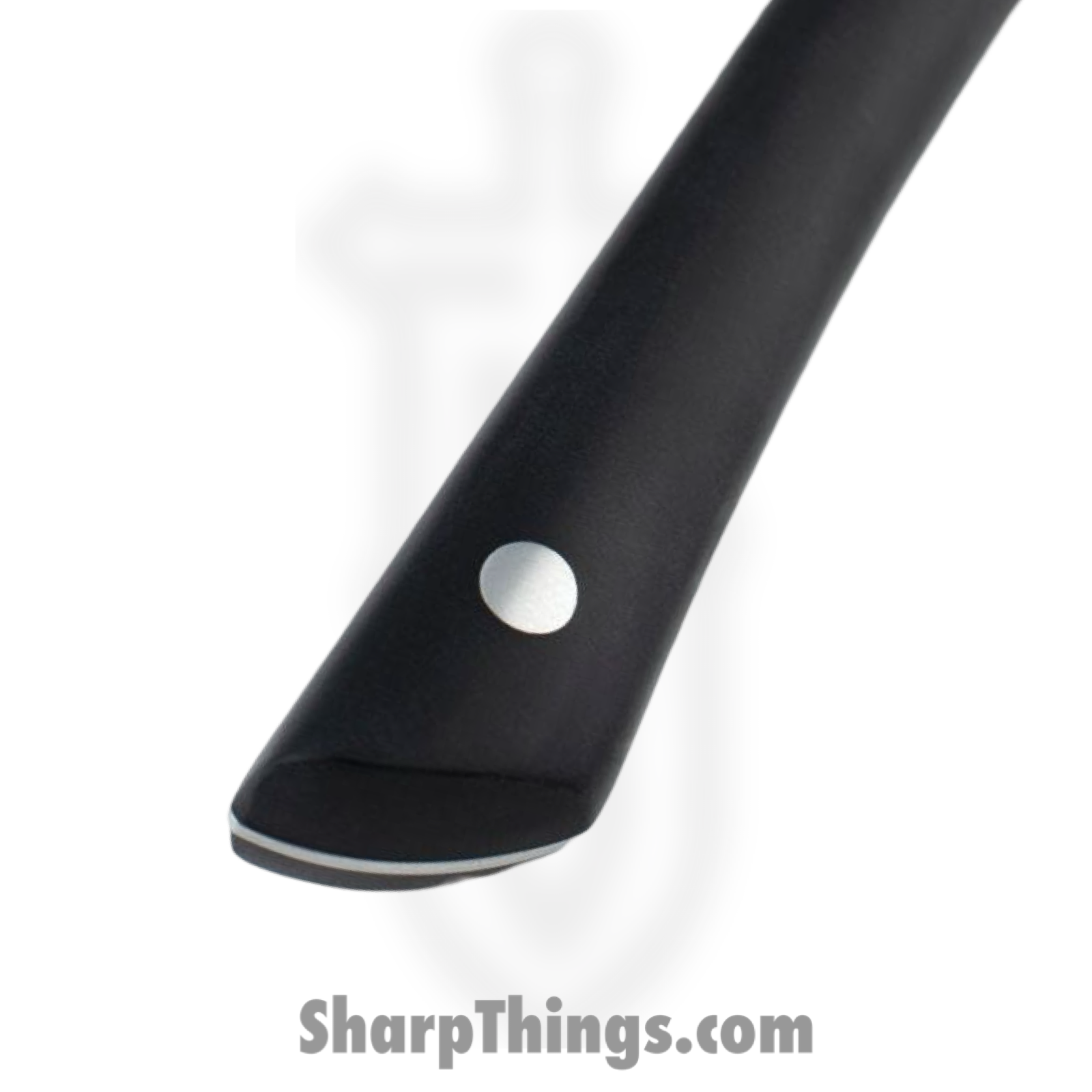 Kai - HT7064 - Pro Santoku 7" - Fixed Blade Knife - AUS-6 Hammered Wharncliffe - POM - Black - Image 14