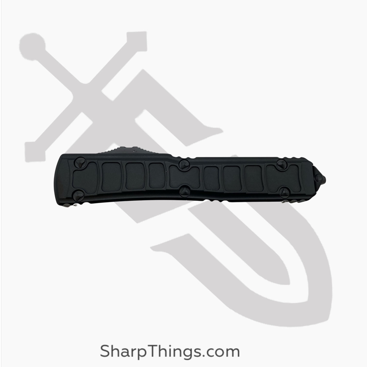 Microtech - 122II-1TS - Ultratech II Tactical Signature Series - OTF Auto - M390 Coated Dagger - 6061-T6 Aluminum - Black - Image 7