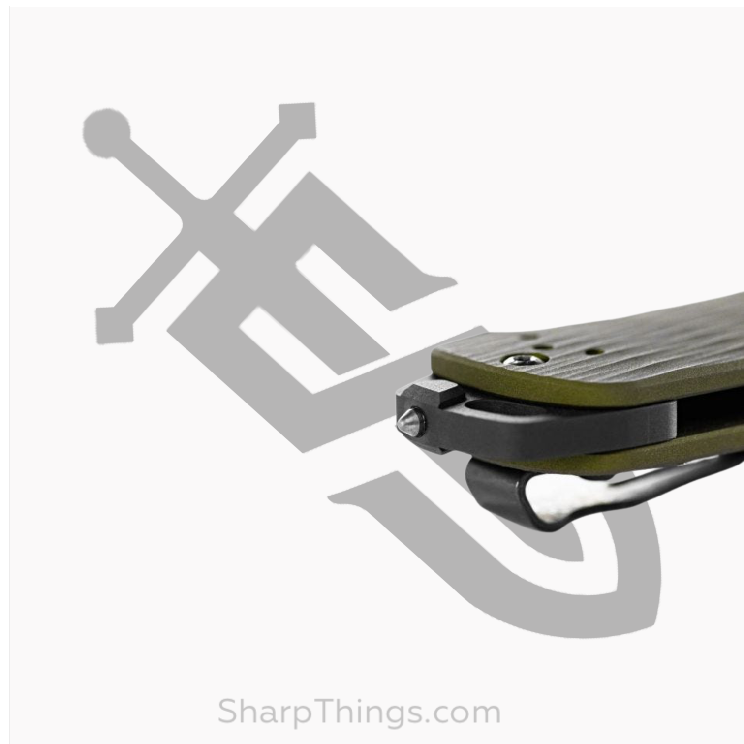 Benchmade - 537SGY-1 - Bailout - Folding Knife - CPM M4 Coated Tanto P/S - 6061-T6 Aluminum - Green - Image 21