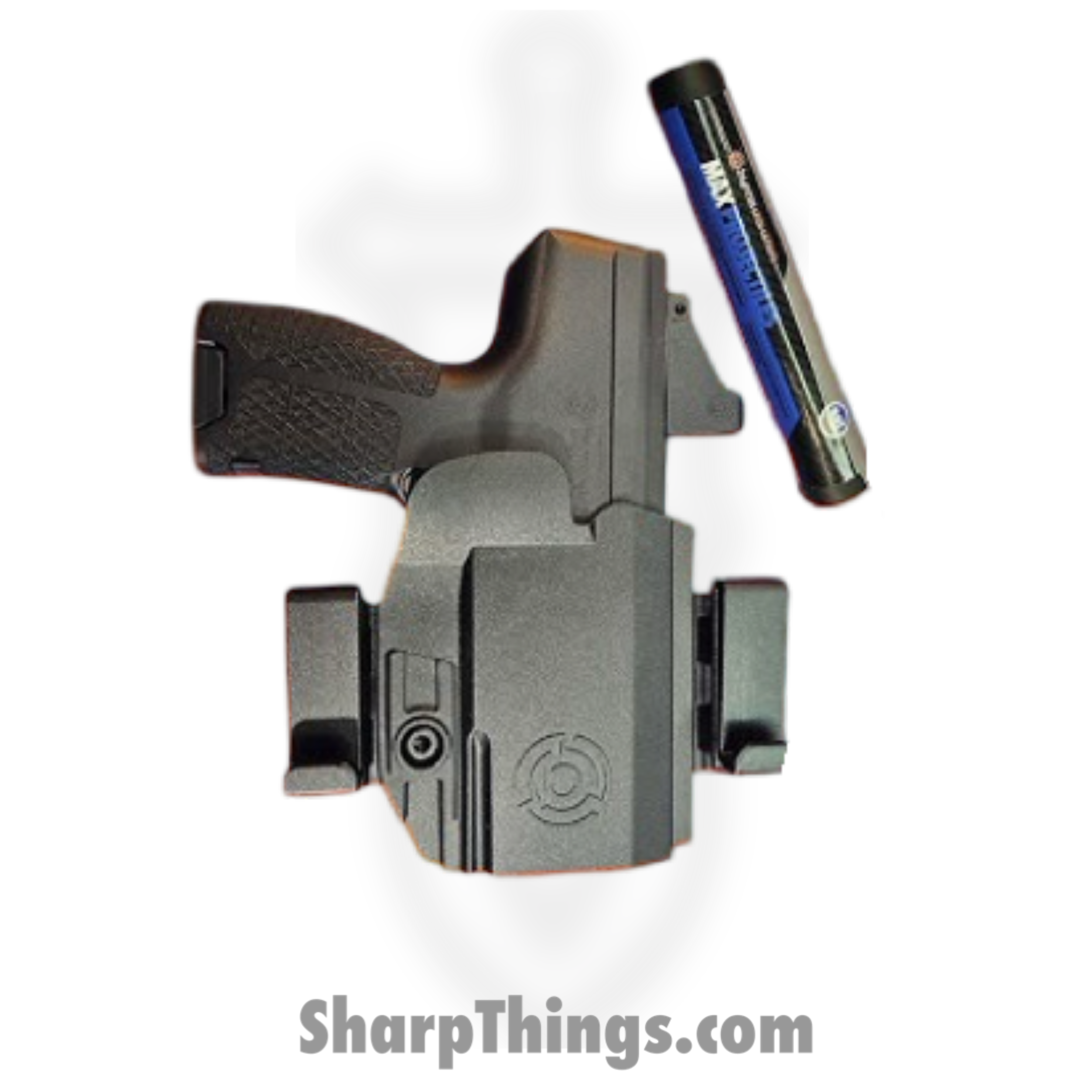 Byrna - BH61301 - Level 1 Micro Holster for Byrna CL - IWB/OWB - L/H or R/H - Polymer - Black - Image 7