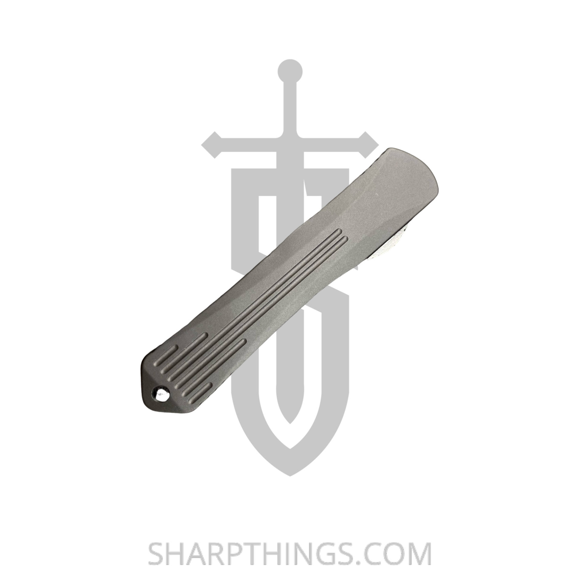 Heretic Knives - H025-10A - Manticore S - OTF Auto - Elmax Two Tone Recurve - 6061-T6 Aluminum - Black - Image 6