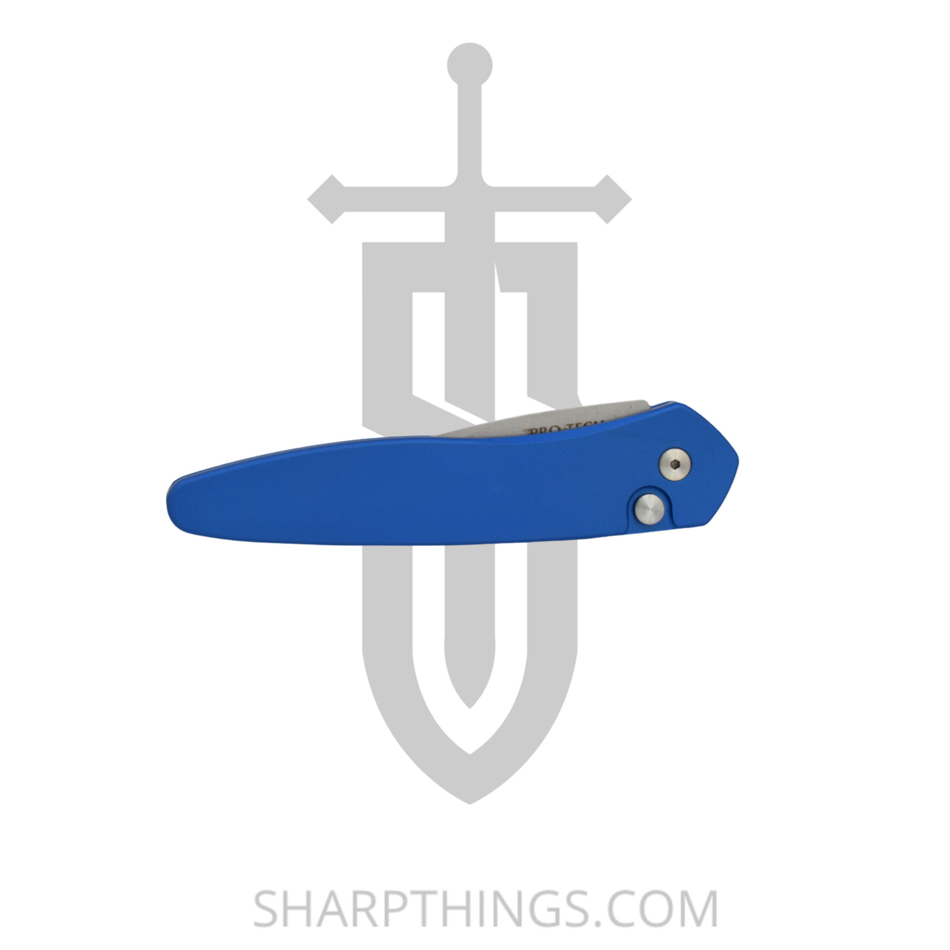 ProTech - 3605-BLUE - Half-Breed - Automatic Knife - S35VN Stonewash Spear Point - Aluminum - Blue - Image 6