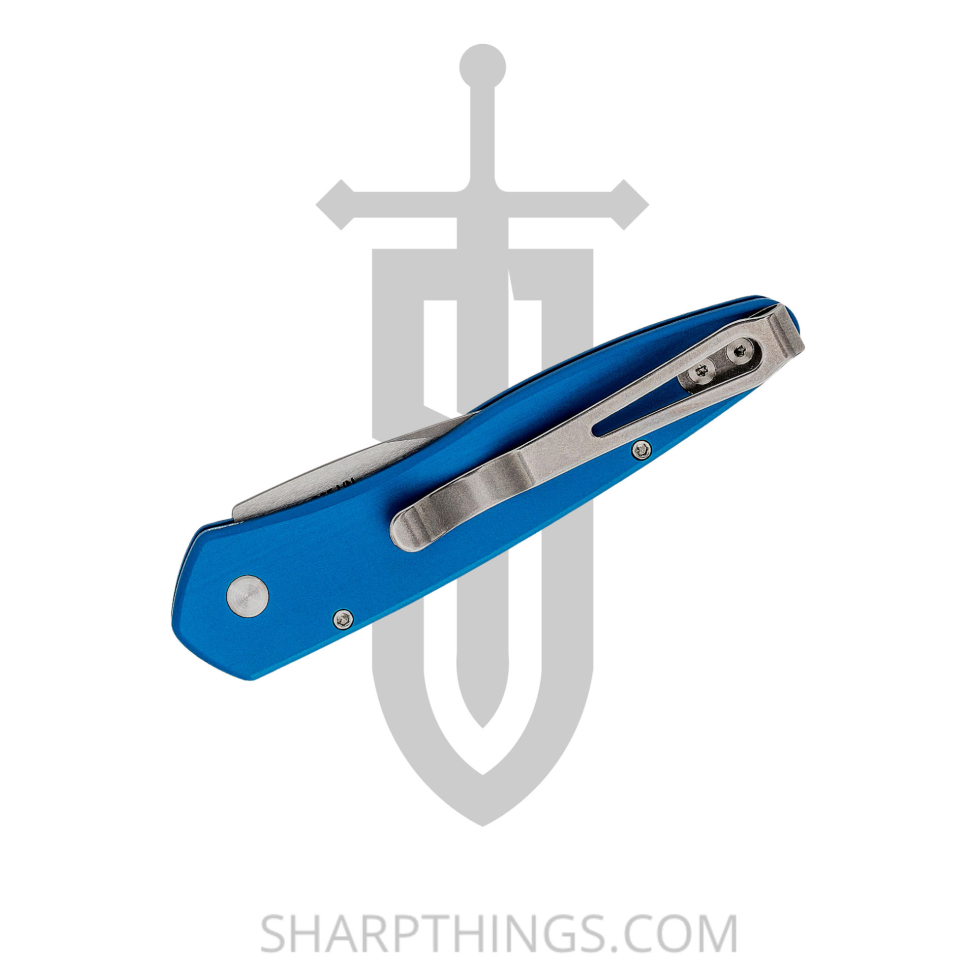 ProTech - 3605-BLUE - Half-Breed - Automatic Knife - S35VN Stonewash Spear Point - Aluminum - Blue - Image 5