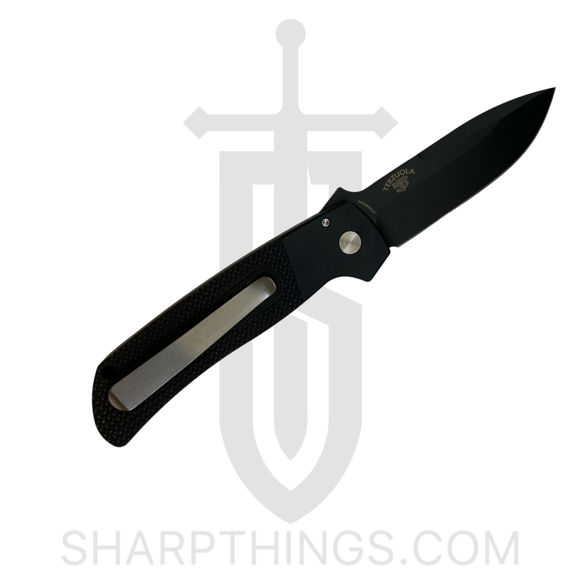 ProTech - BT2715 - Terzuola ATCF - Automatic Knife - Magnacut Coated Drop Point - G10 - Black - Image 8