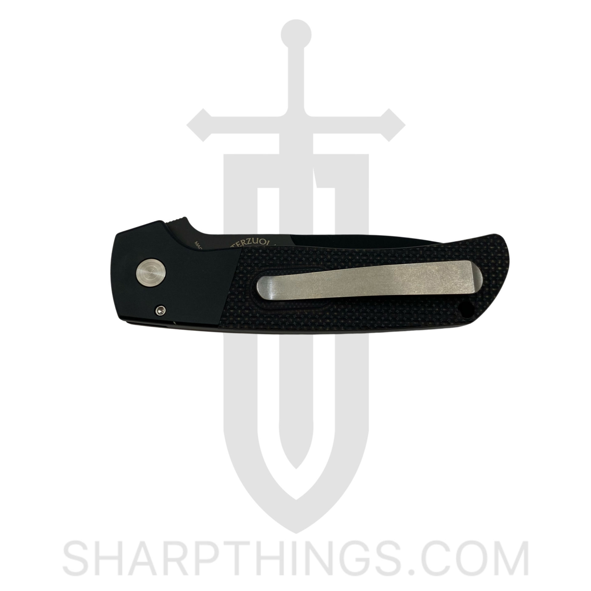 ProTech - BT2715 - Terzuola ATCF - Automatic Knife - Magnacut Coated Drop Point - G10 - Black - Image 10