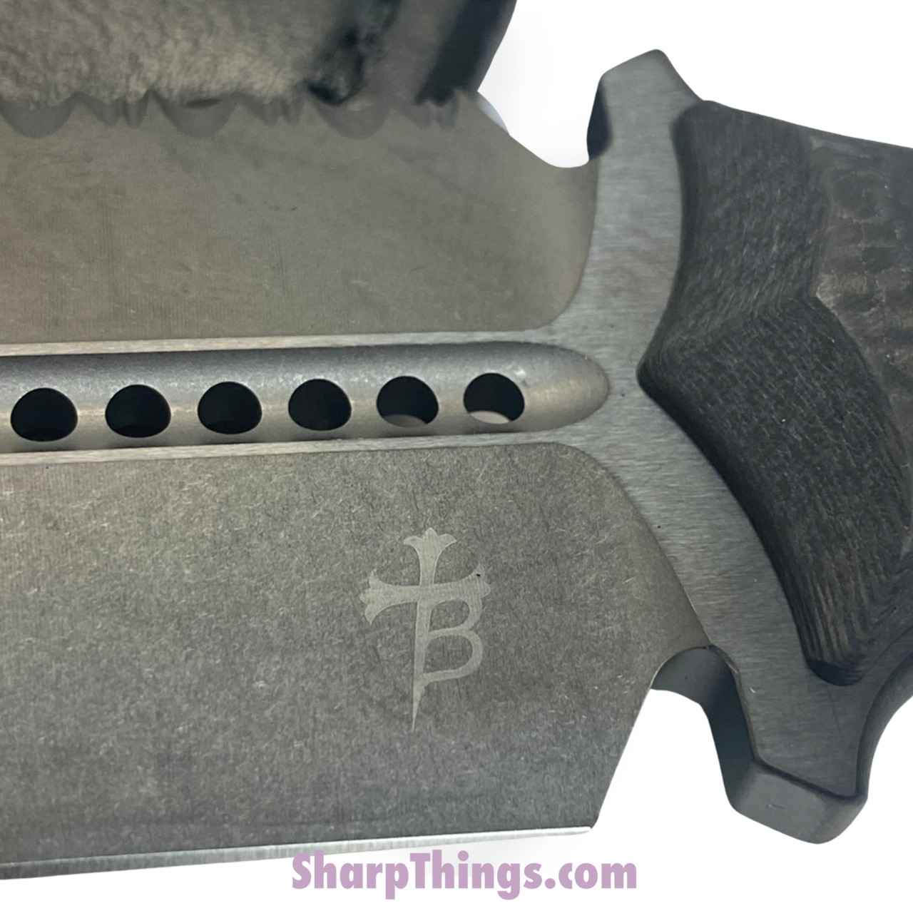 Borka Blades - SBDCLW - Custom SBD - Fixed Blade Knife - Coated Dagger P/S - Carbon Fiber - Black - Image 7