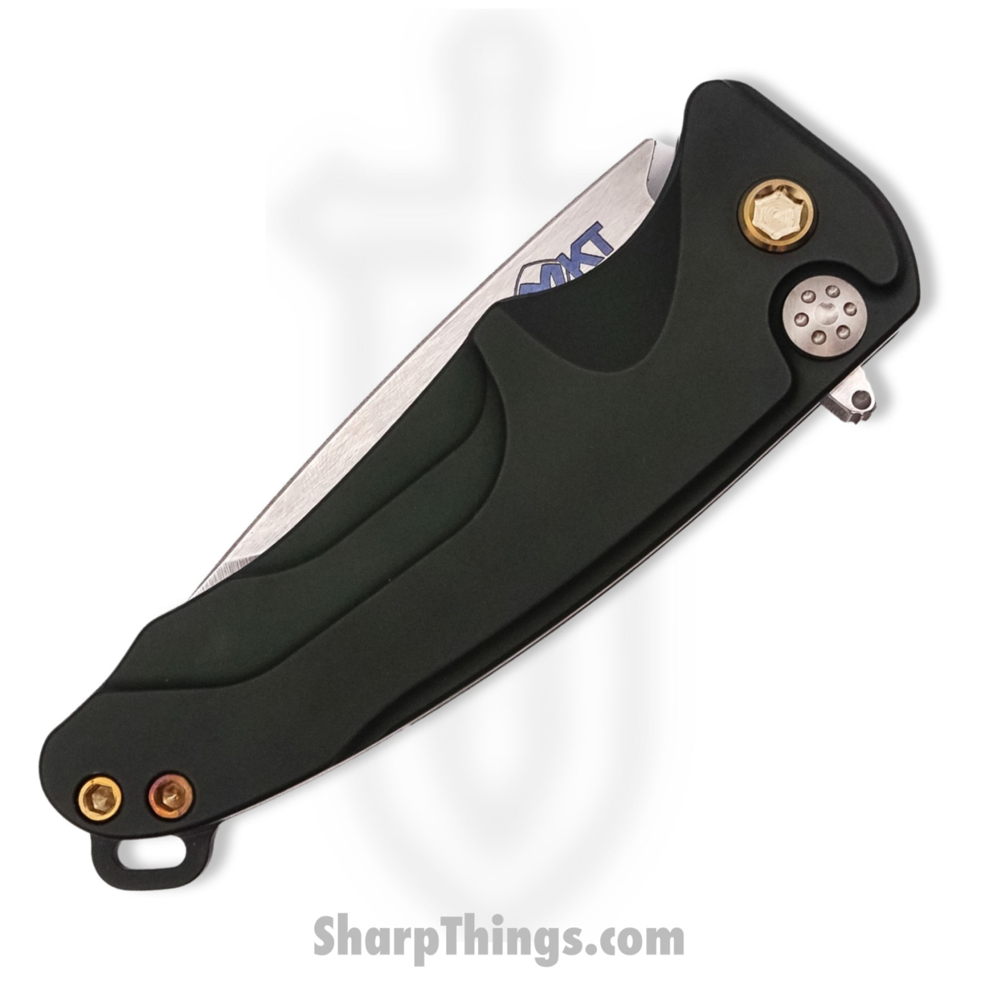Medford Knife - MK039STQ-40AG-T1C1-Q4 - Smooth Criminal Flipper Knife - S35VN - Bronze and Green - Image 8