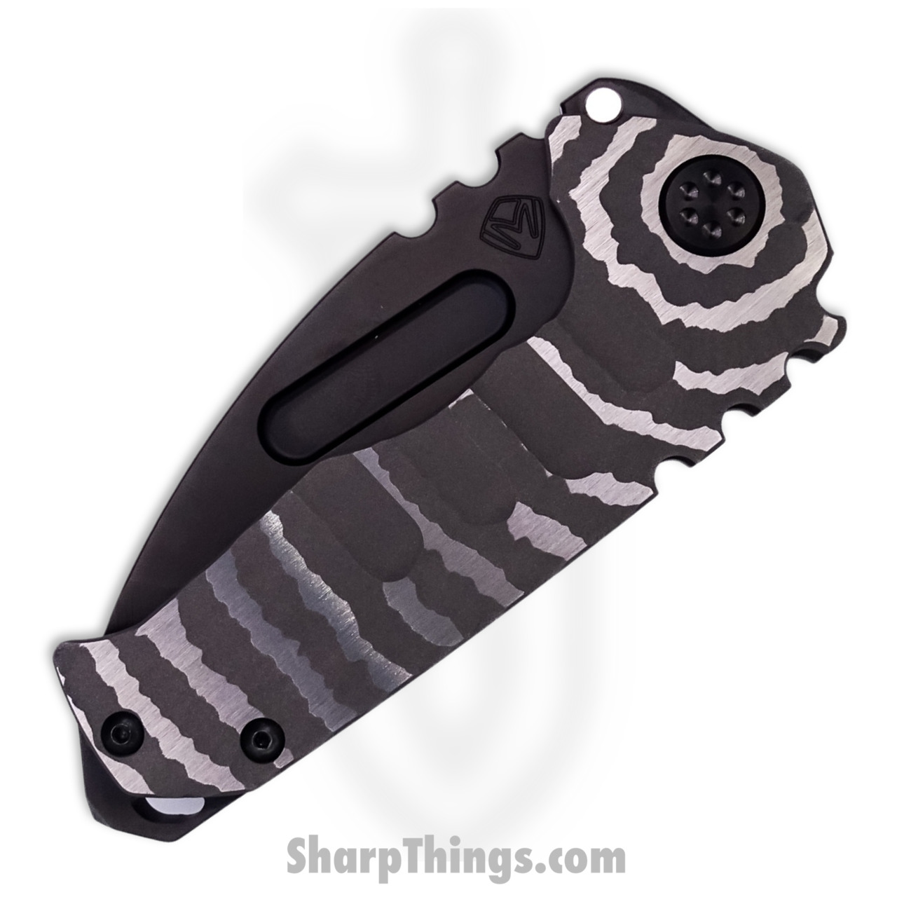Medford Knife - MK029SPT-01TM-TPCP-BN - Praetorian Genesis "T" Tanto Folder - S35VN PVD - "Radial Tremors" - Image 9