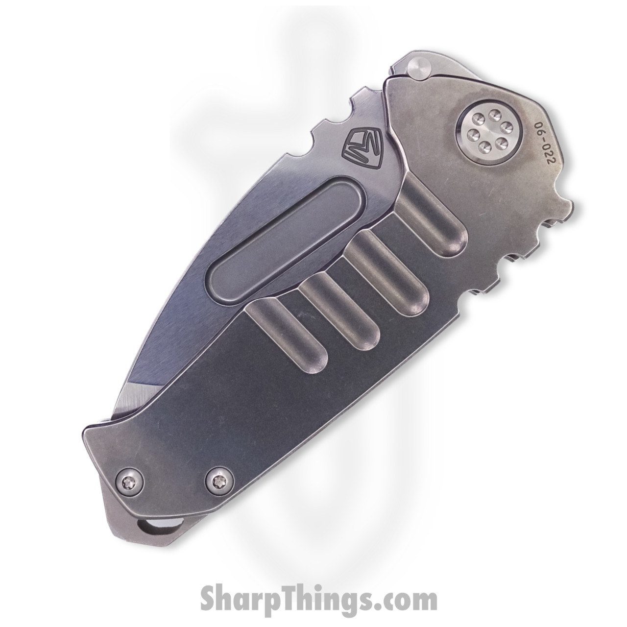 Medford Knife - MK029STT-01TM-TSCS-BN - Praetorian Genesis "T" Tanto Folder - Tumbled S35VN - Titanium - Image 7