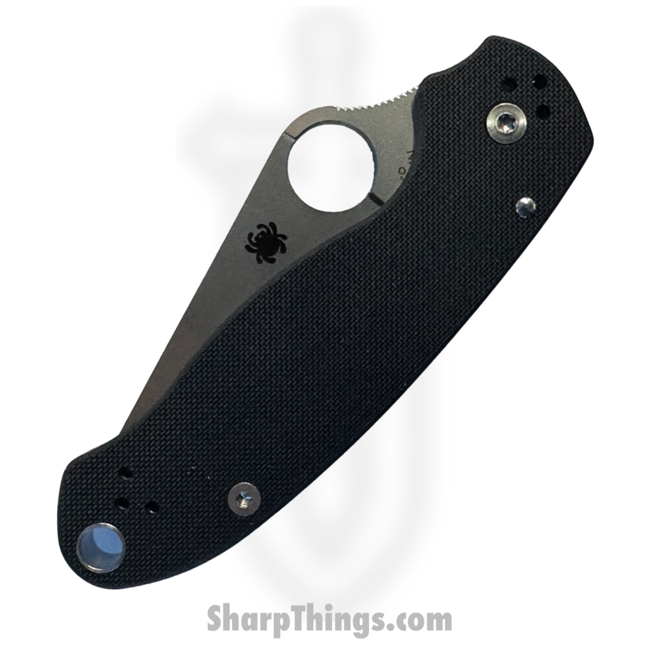 Spyderco - SC223GP - Para Military 3 - Folding Knife - S45VN Satin Clip Point - G10 - Black - Image 11