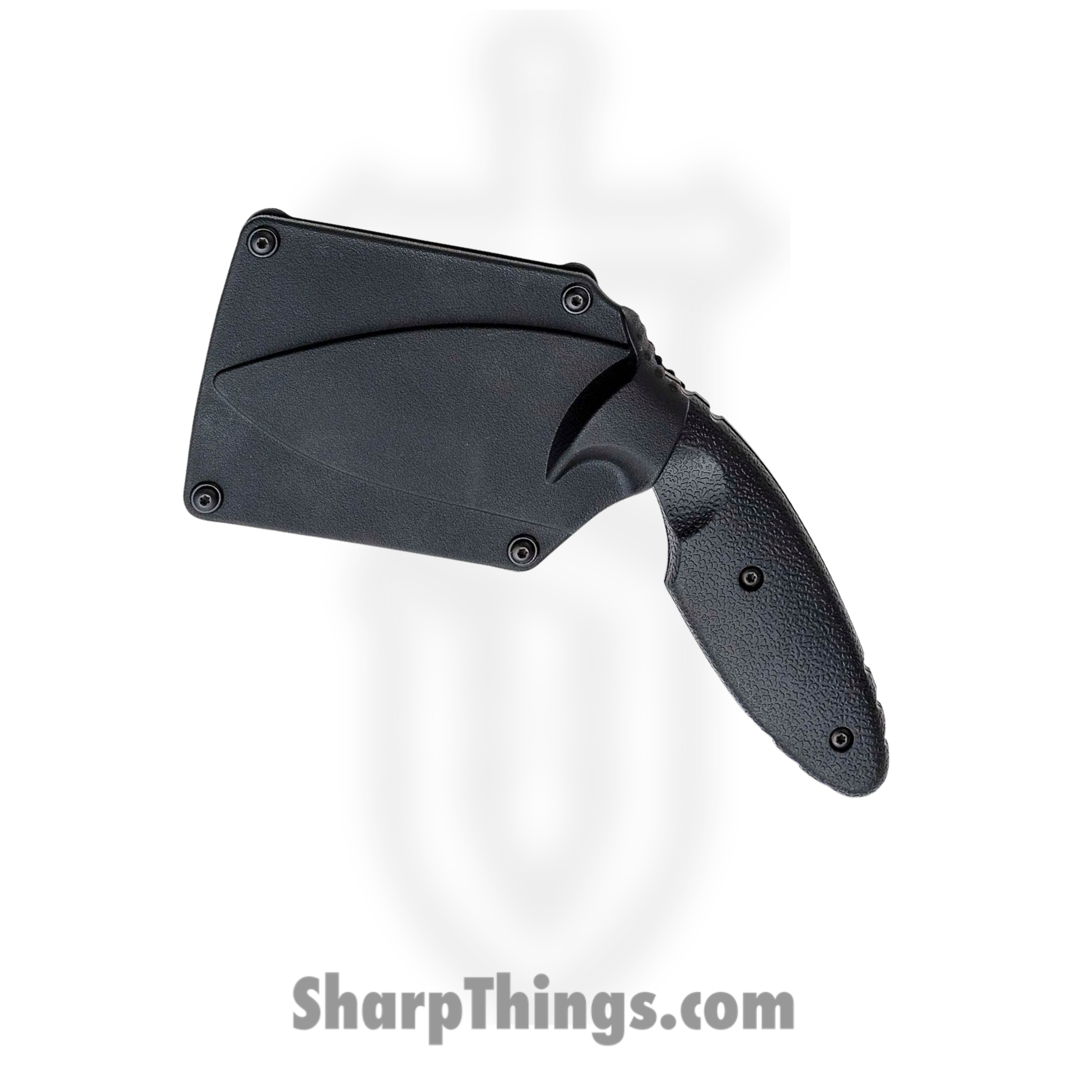 Ka-Bar - KA1480 - TDI Law Enforcement Knife - Fixed Blade Knife - AUS 8A Coated Drop Point - Zytel - Black - Image 12