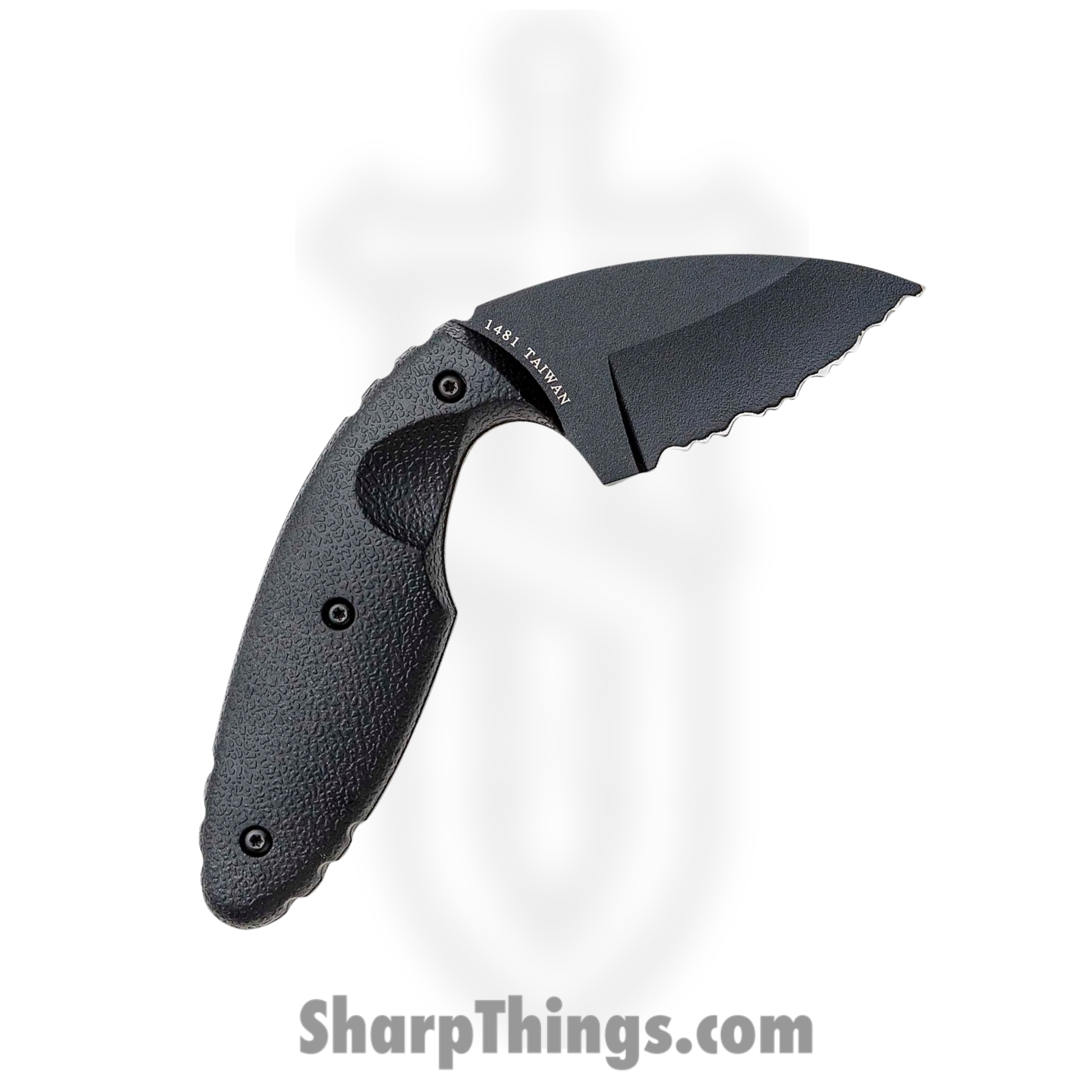 Ka-Bar - KA1481 - TDI Law Enforcement Knife - Fixed Blade Knife - AUS 8A Black Drop Point - Zytel - Black - Image 7