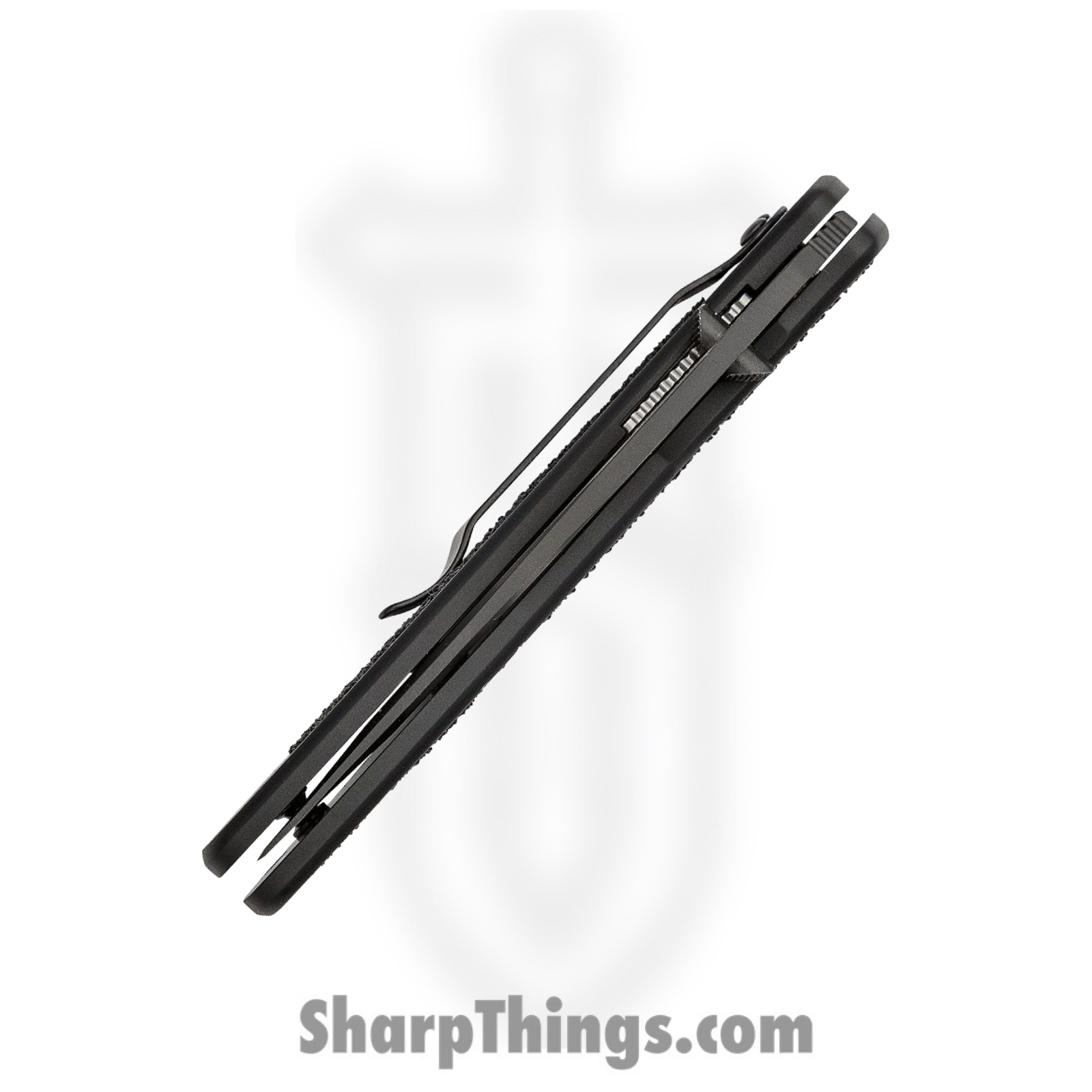 Kershaw - KS1670TTS - Blur - Assisted Open Knife - 14C28N Coated Tanto - 6061-T6 Aluminum with Trac-Tec Inserts - Black - Image 8