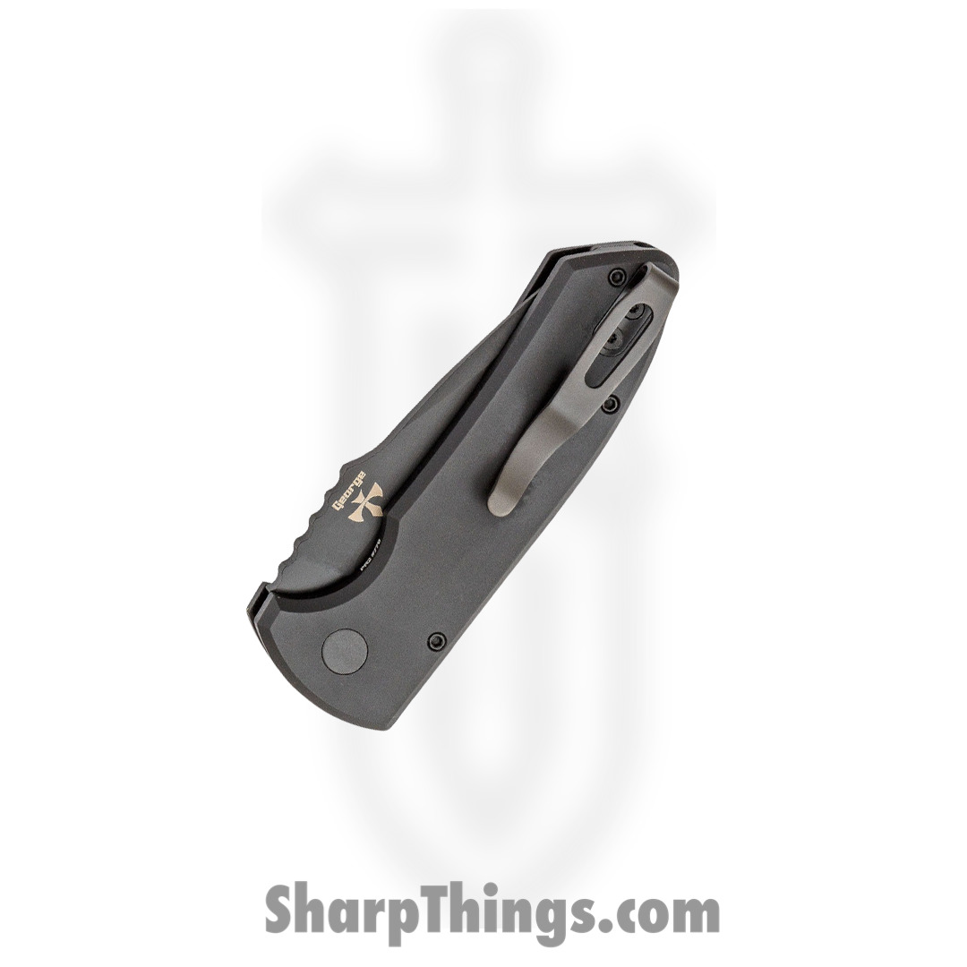 ProTech - LG403 - Les George SBR - Automatic Knife - S35VN Coated Drop Point - Aluminum - Black - Image 11