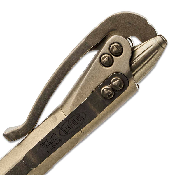 Microtech - 401-SS-BZ - Siphon II Bronzed Stainless Steel Pen - Image 26