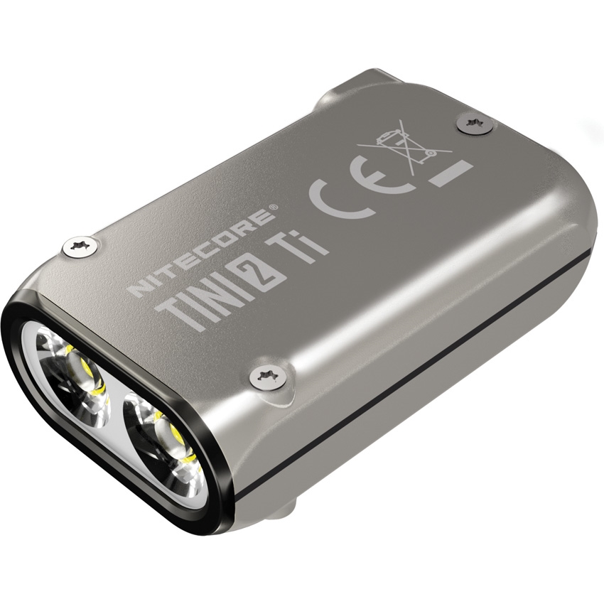 Nitecore - NCTINI2TI - TINI 2 Keychain LED Light - Titanium - Gray - Image 4