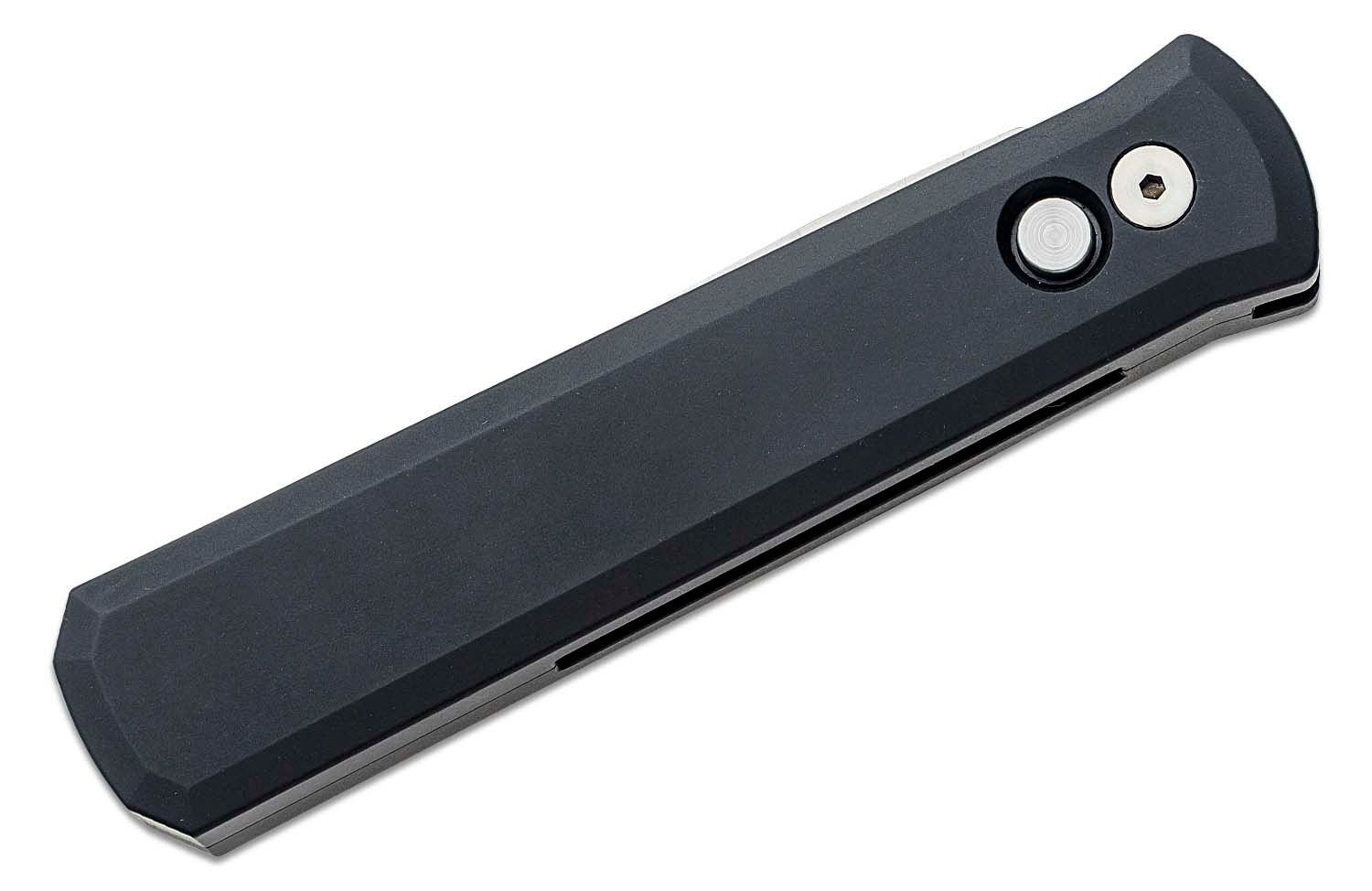 ProTech - 921-SATIN - Godfather - Automatic Knife - 154CM Satin Spear Point - Aluminum - Black - Image 12