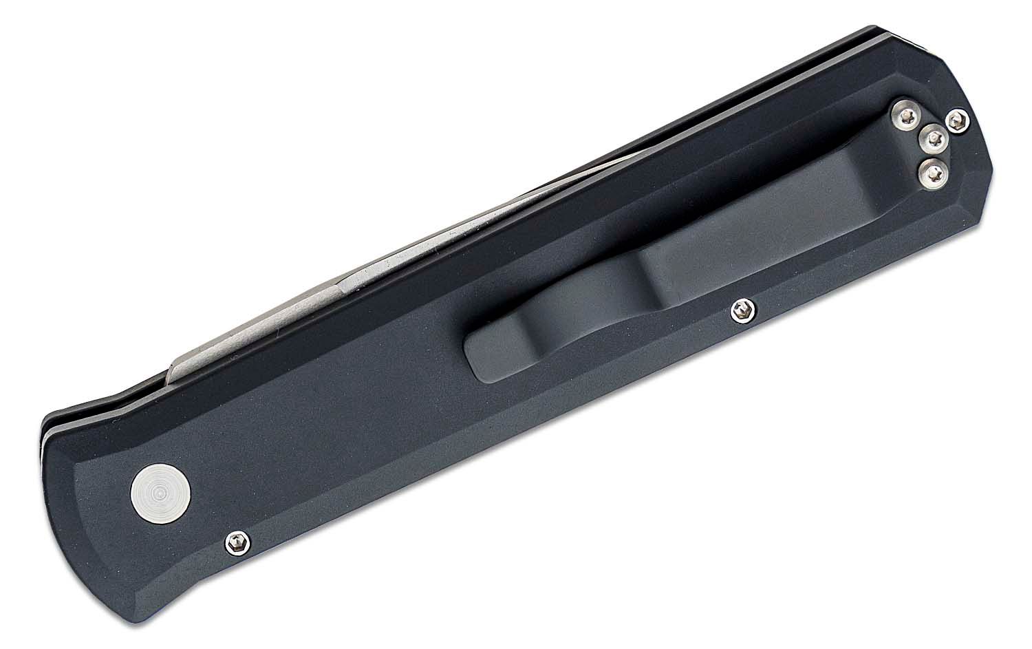 ProTech - 921-SATIN - Godfather - Automatic Knife - 154CM Satin Spear Point - Aluminum - Black - Image 13