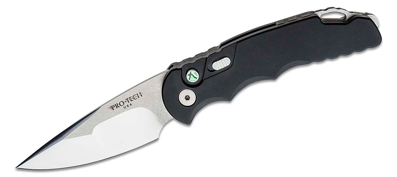 ProTech - T5450 - TR-5 Custom - Automatic Knife - S35VN Polished Drop Point - Aluminum - Black - Image 12