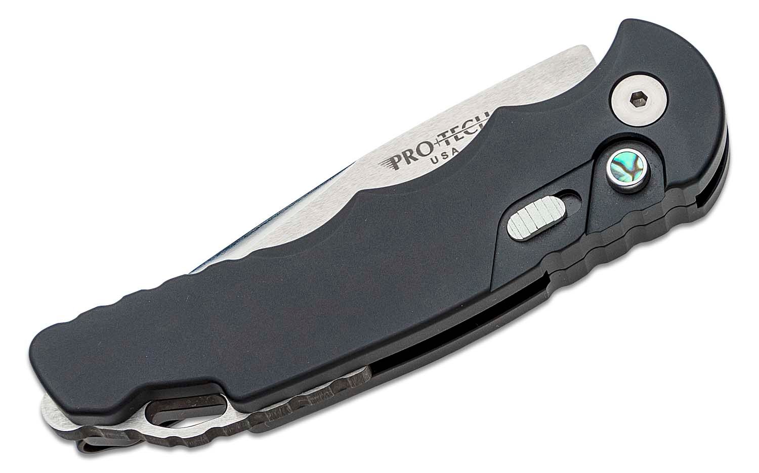 ProTech - T5450 - TR-5 Custom - Automatic Knife - S35VN Polished Drop Point - Aluminum - Black - Image 13