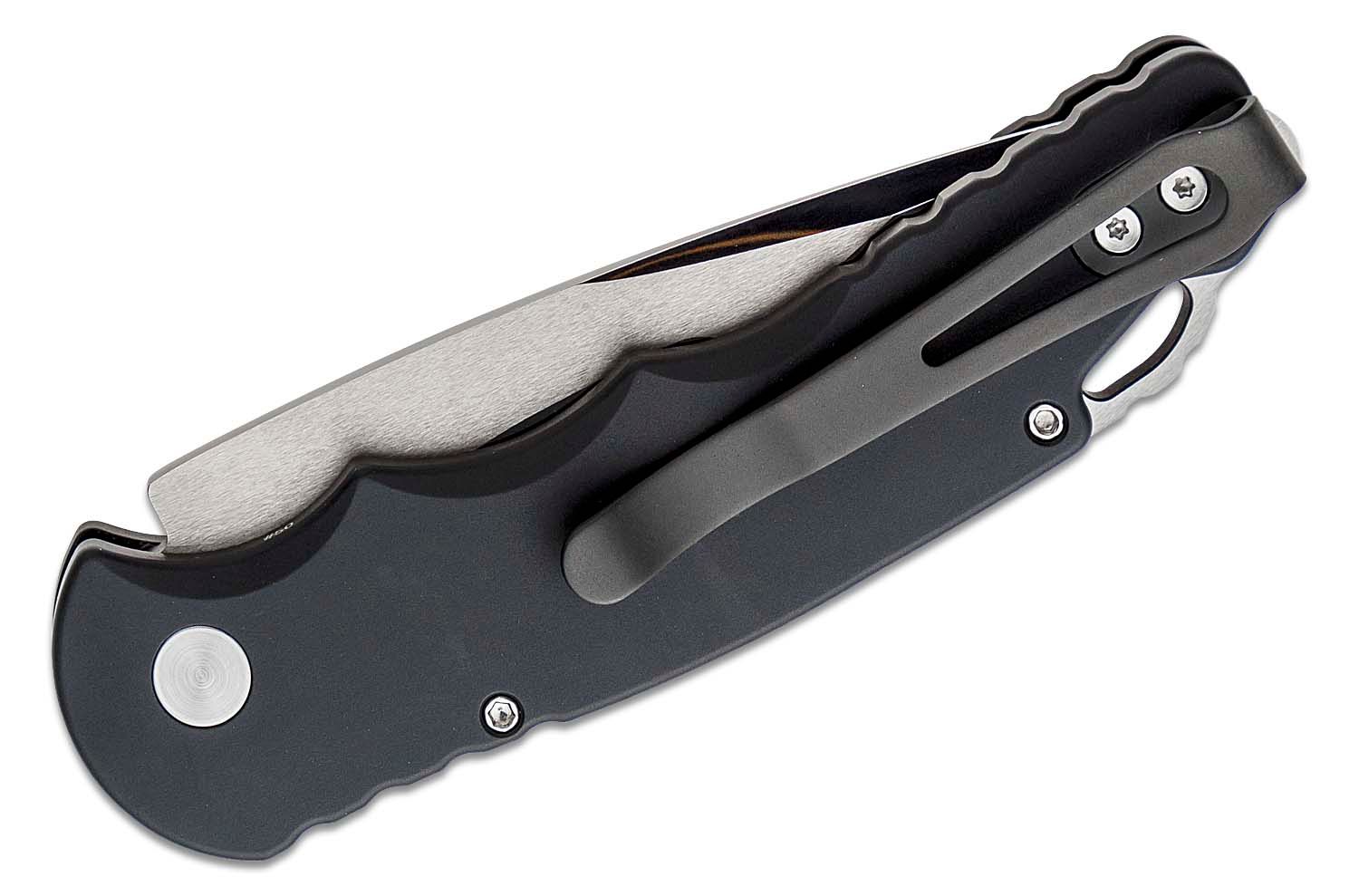 ProTech - T5450 - TR-5 Custom - Automatic Knife - S35VN Polished Drop Point - Aluminum - Black - Image 14
