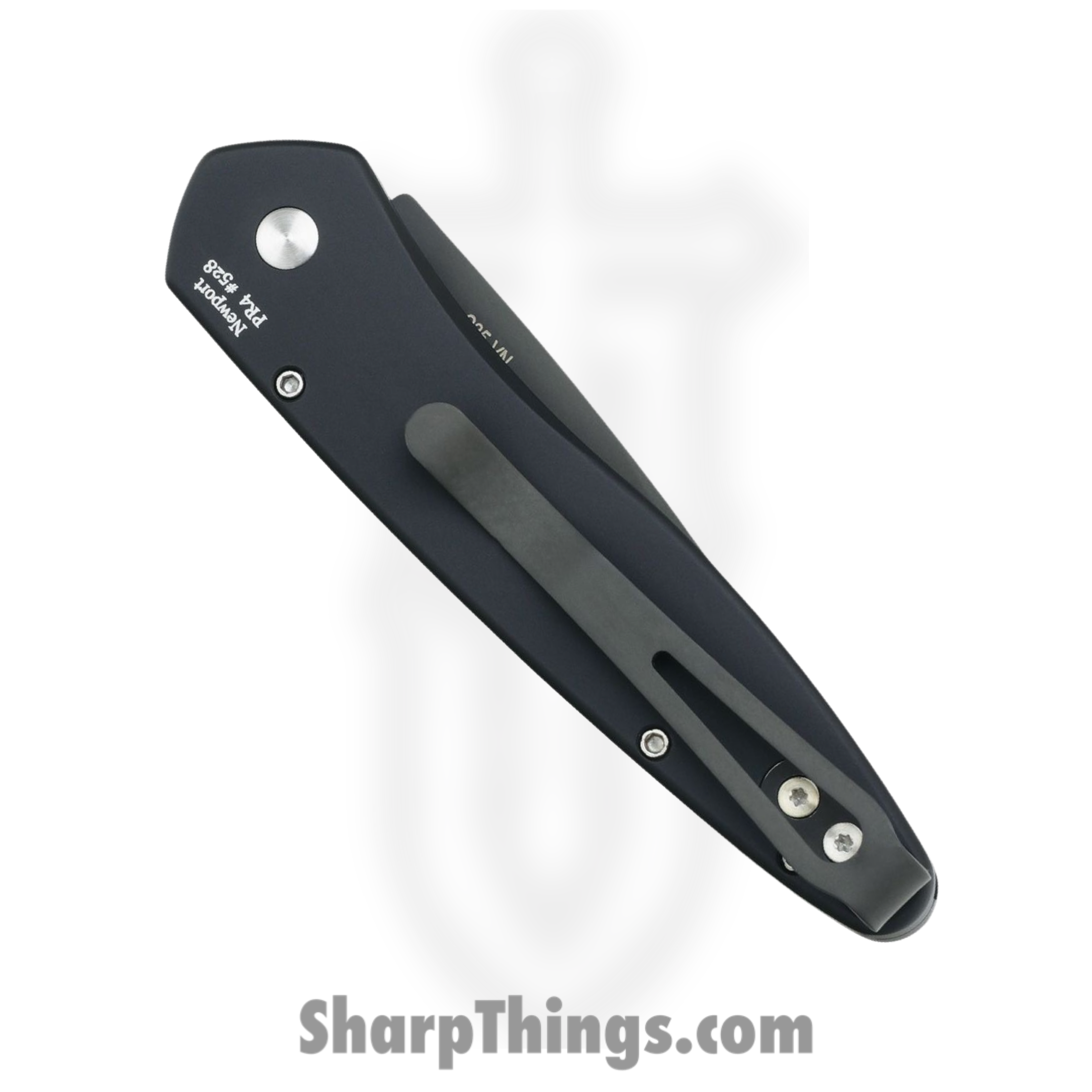 ProTech - 3437 - Newport - Automatic Knife - S35VN DLC Spear Point - 6061-T6 Aluminum - Black - Image 5
