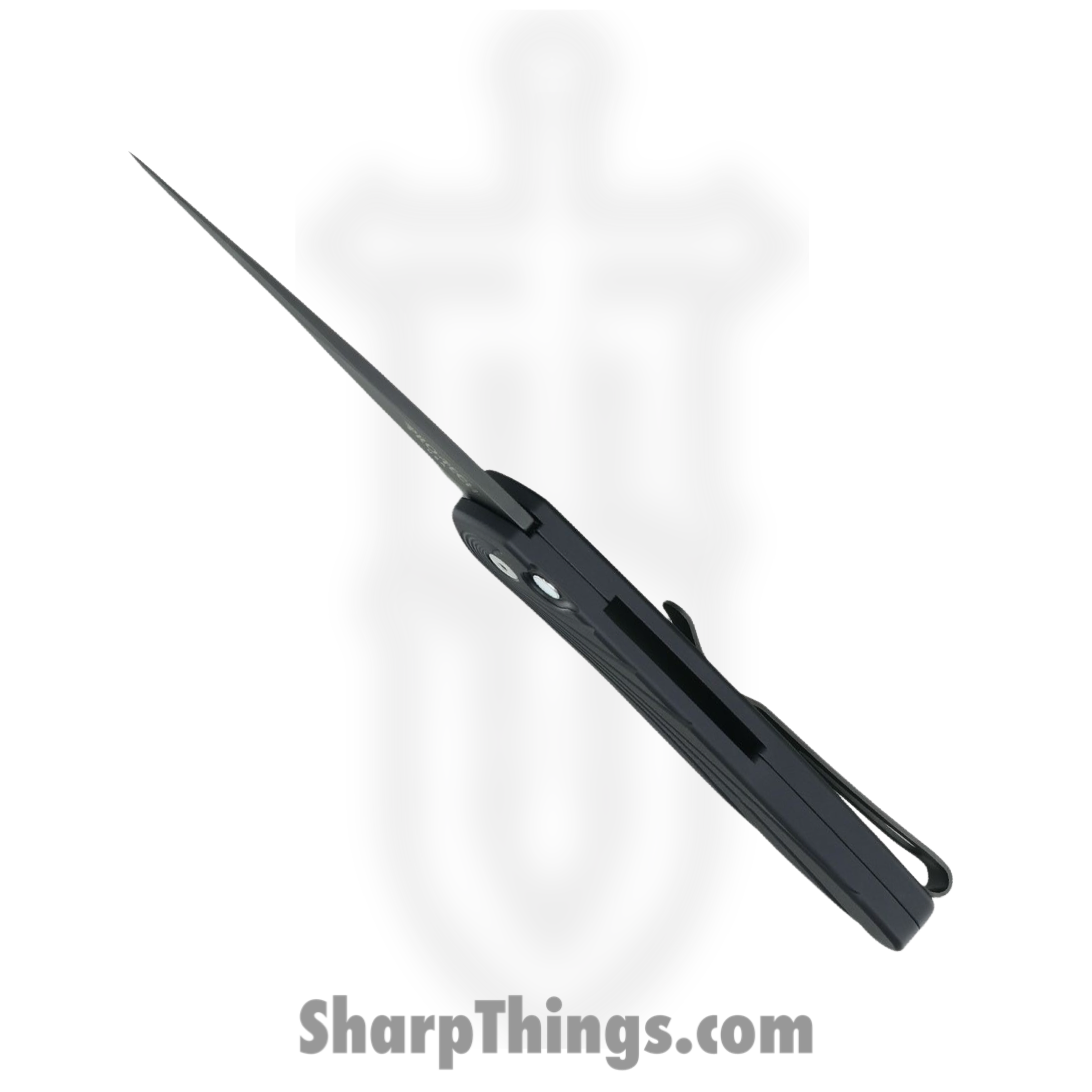 ProTech - 3437 - Newport - Automatic Knife - S35VN DLC Spear Point - 6061-T6 Aluminum - Black - Image 6