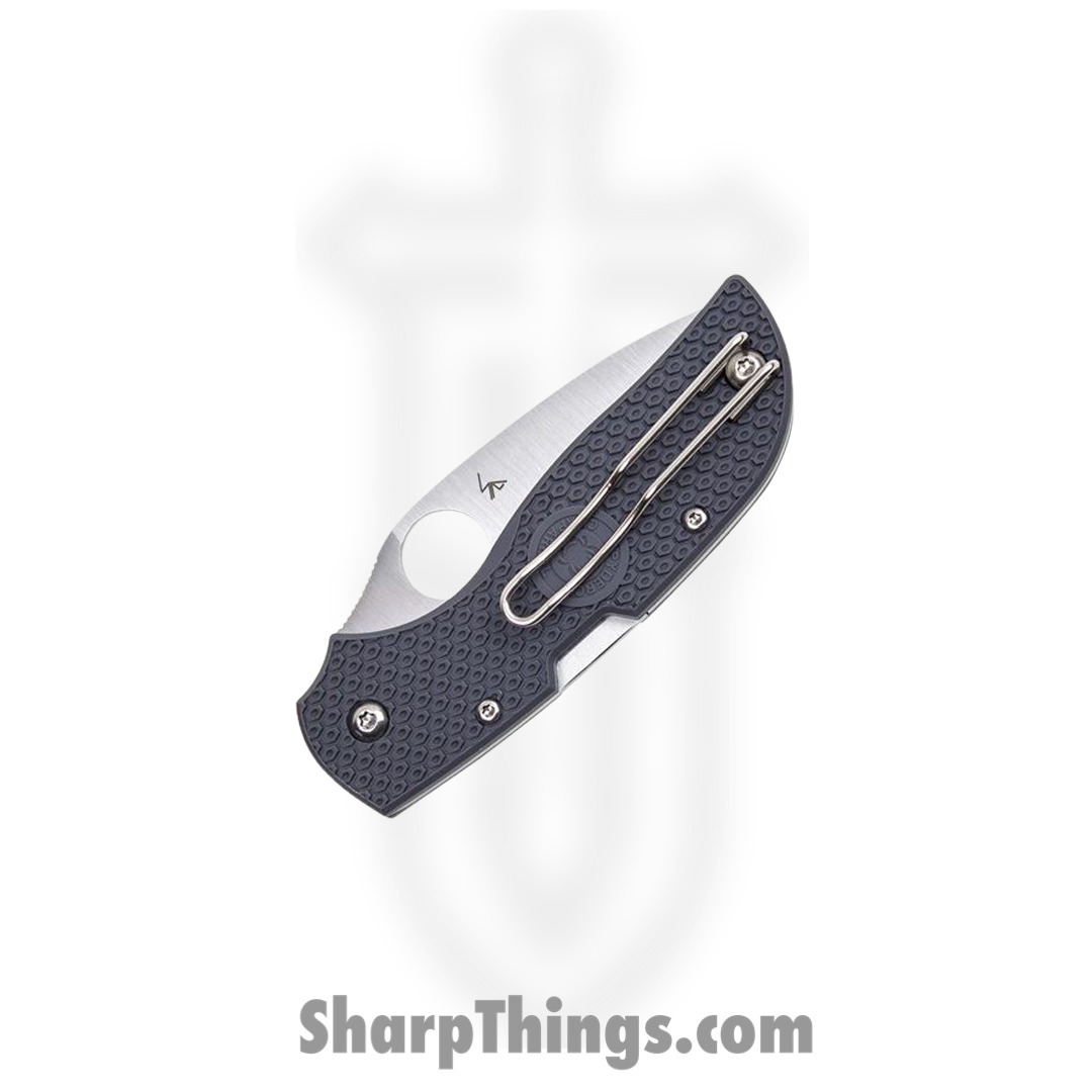 Spyderco - SC152PGY - Chaparral - Folding Knife - CTS-XHP Satin Drop Point - FRN - Gray - Image 13