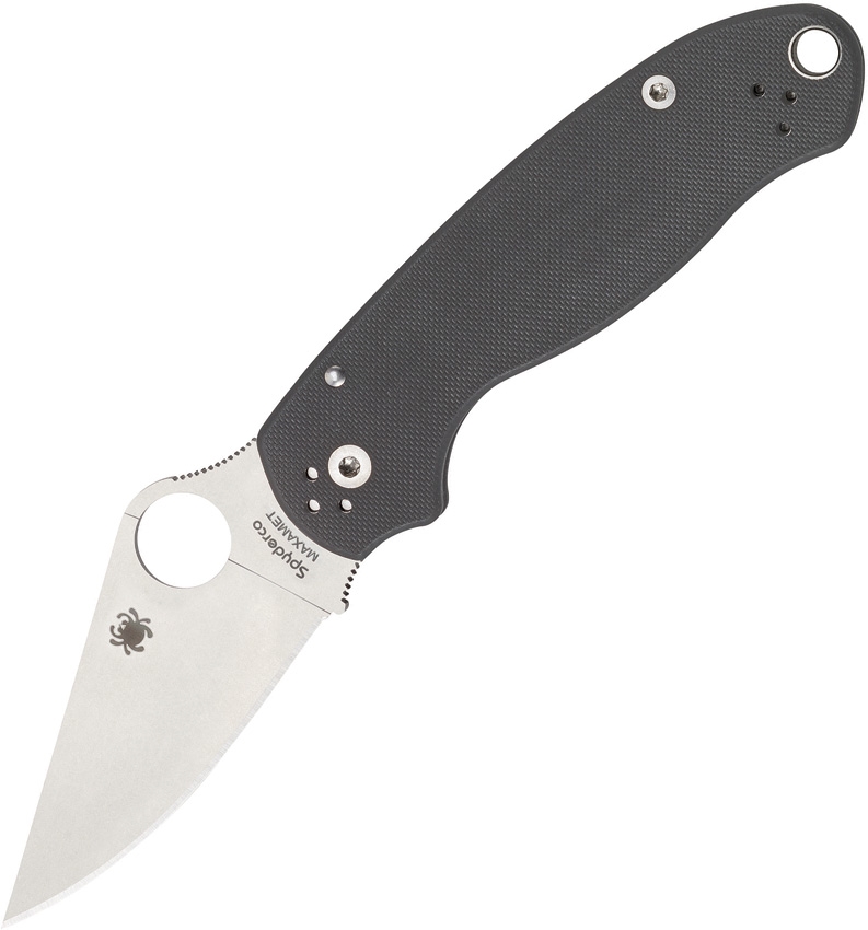 Spyderco - SC223GPDGY - Para 3 Compression Lock - Folding Knife - Micro-Melt Maxamet Stonewash Clip Point - G10 - Gray - Image 11