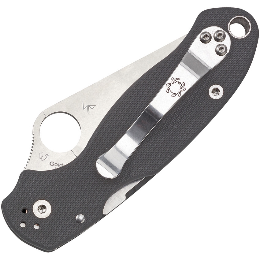 Spyderco - SC223GPDGY - Para 3 Compression Lock - Folding Knife - Micro-Melt Maxamet Stonewash Clip Point - G10 - Gray - Image 12