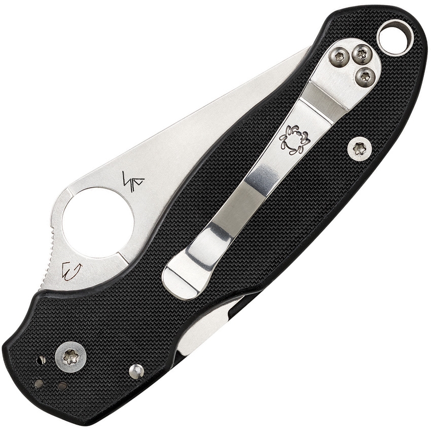 Spyderco - SC223GP - Para Military 3 - Folding Knife - S45VN Satin Clip Point - G10 - Black - Image 14