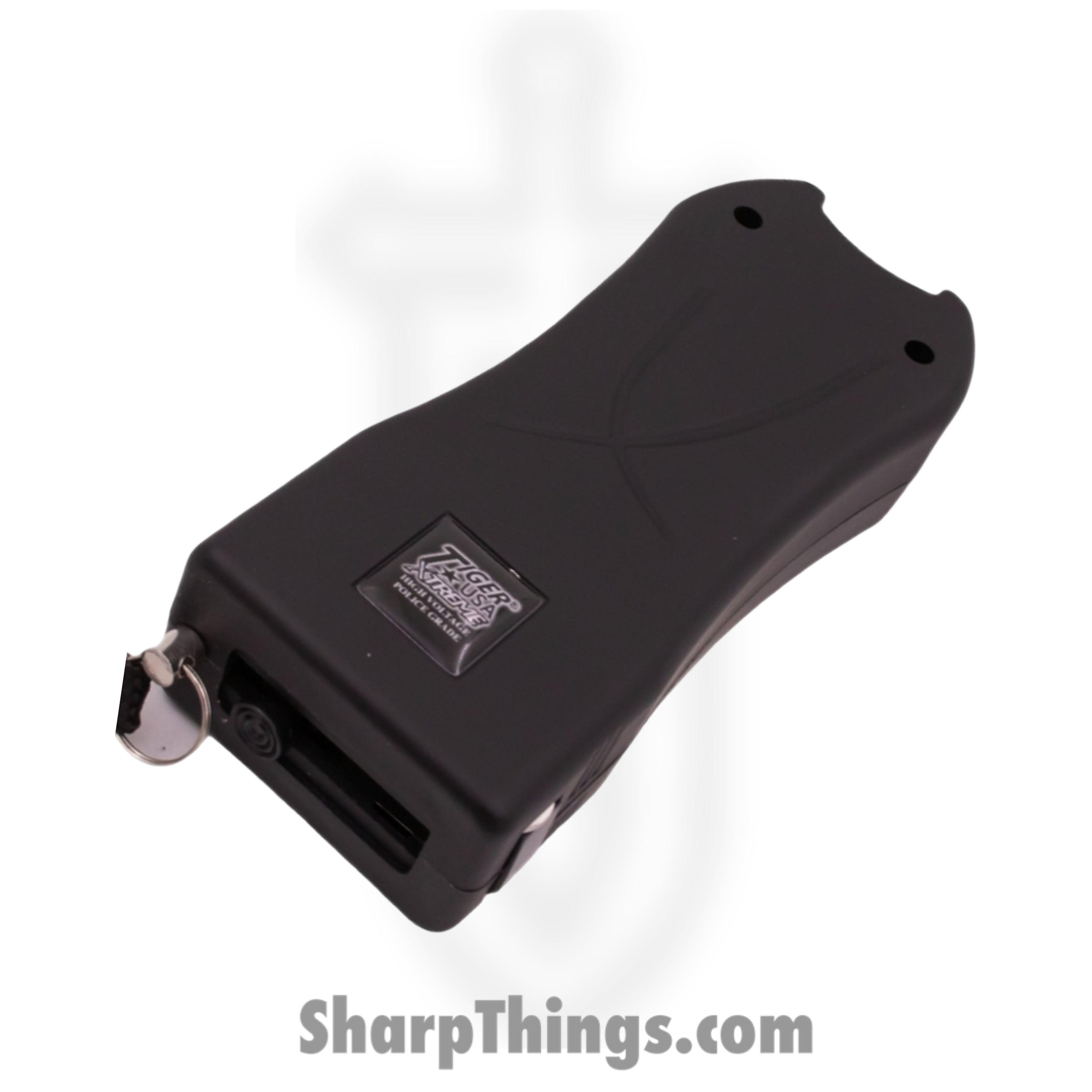 Tiger USA - TD-398-BK - 125 Million Jacquard Stun Gun Flashlight 200 Lumens - Plastic - Black - Image 7