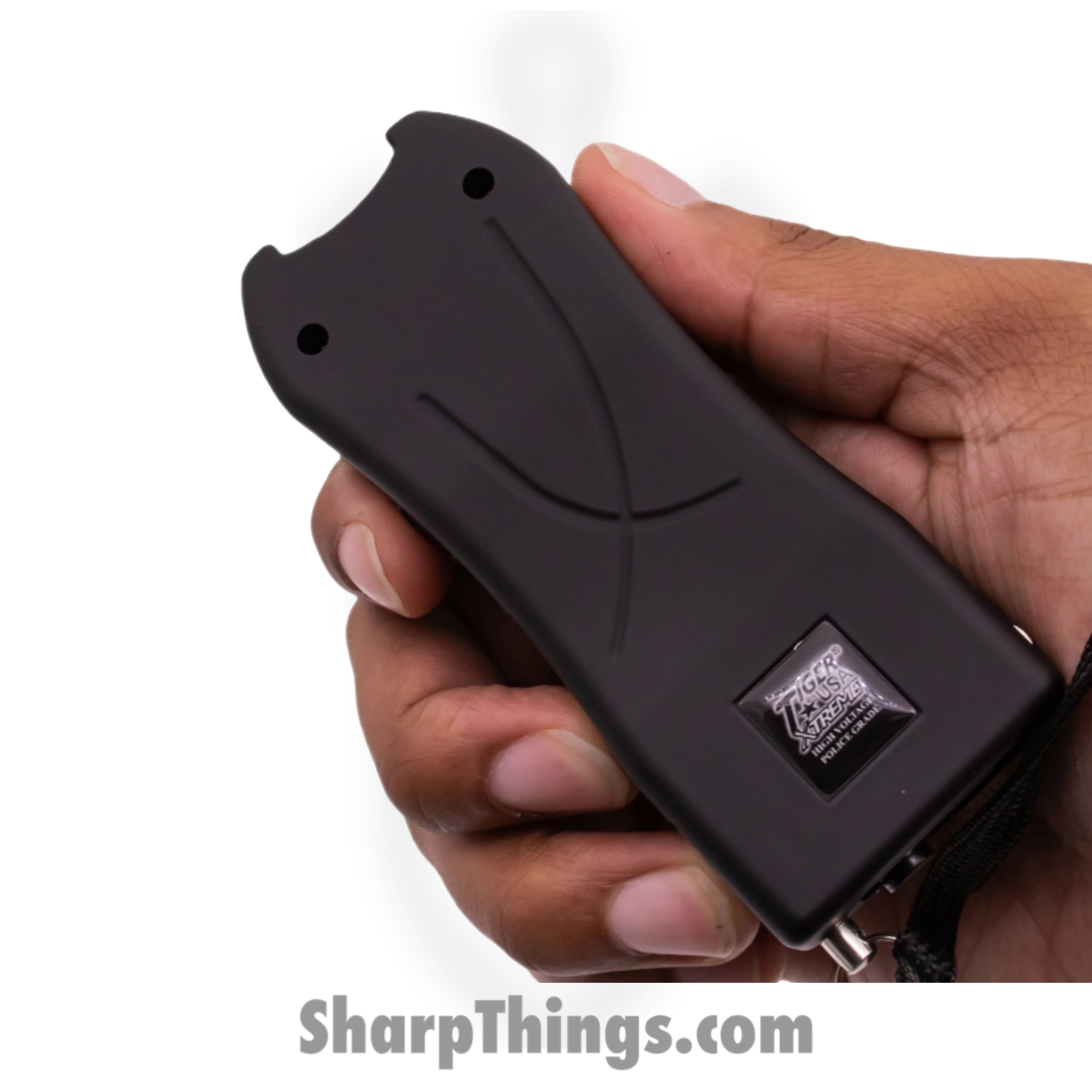 Tiger USA - TD-398-BK - 125 Million Jacquard Stun Gun Flashlight 200 Lumens - Plastic - Black - Image 9