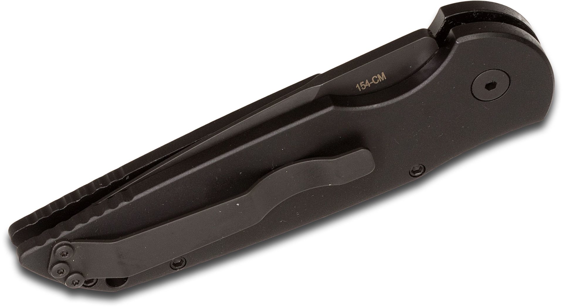 ProTech - TR-3 L-2 - Tactical Response 3 Left Handed "Swat Style" - Automatic Knife - 154CM DLC Drop Point - 6061-T6 Aluminum Grooved - Black - Image 16