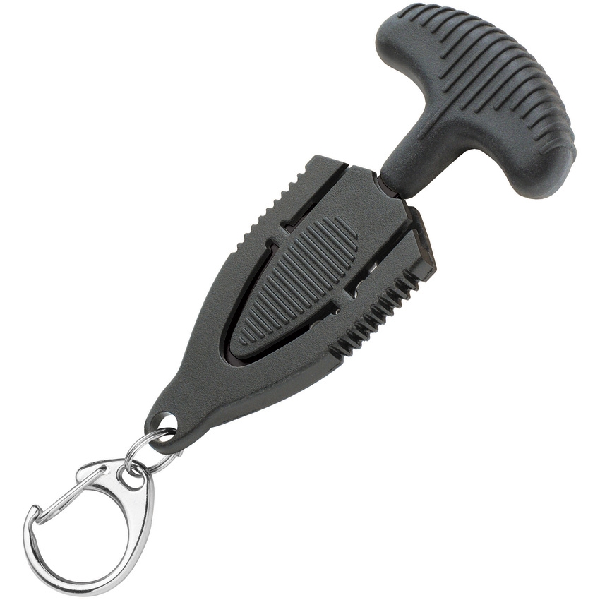 United Cutlery - UC3171B - Combat Commander Mini Push Pal - Fixed Blade Knife - 420 SS Coated Dagger - TPR - Black - Image 4