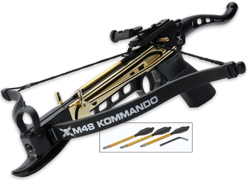 United Cutlery - UCB3M48 - Self-Cocking Pistol Crossbow - Graphite Alloy Brass - Black - Image 4