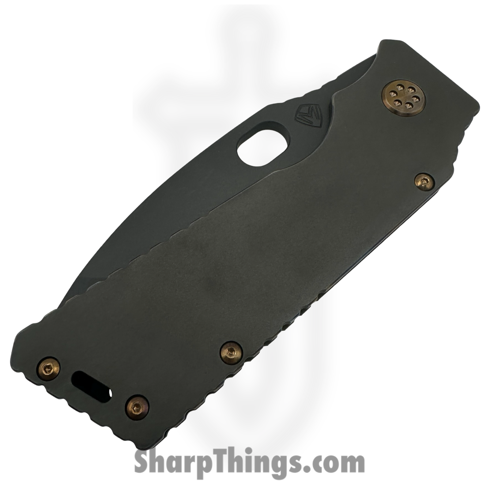 Medford Knife and Tool - MK014SPQ-30PV-T3C3-Q4 - TFF-1 - Folding Knife - S45VN Coated Drop Point - Titanium - Black - Image 3