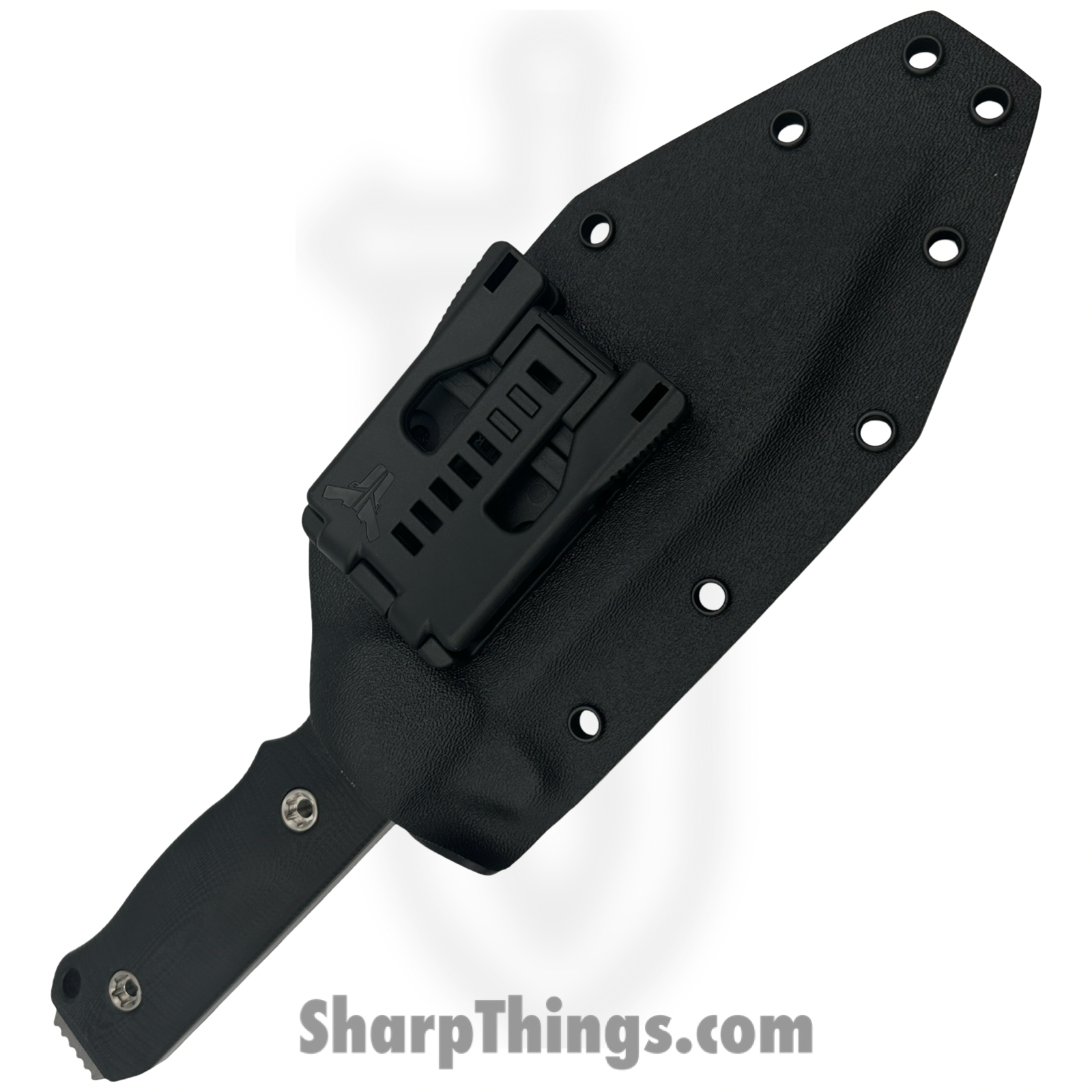 Medford Knife and Tool - MK1193TQ-08KB-SPQ3-Q4 - AIO-2 - Fixed Blade Knife - 3V Tumbled Spear Point - G10 - Black - Image 4