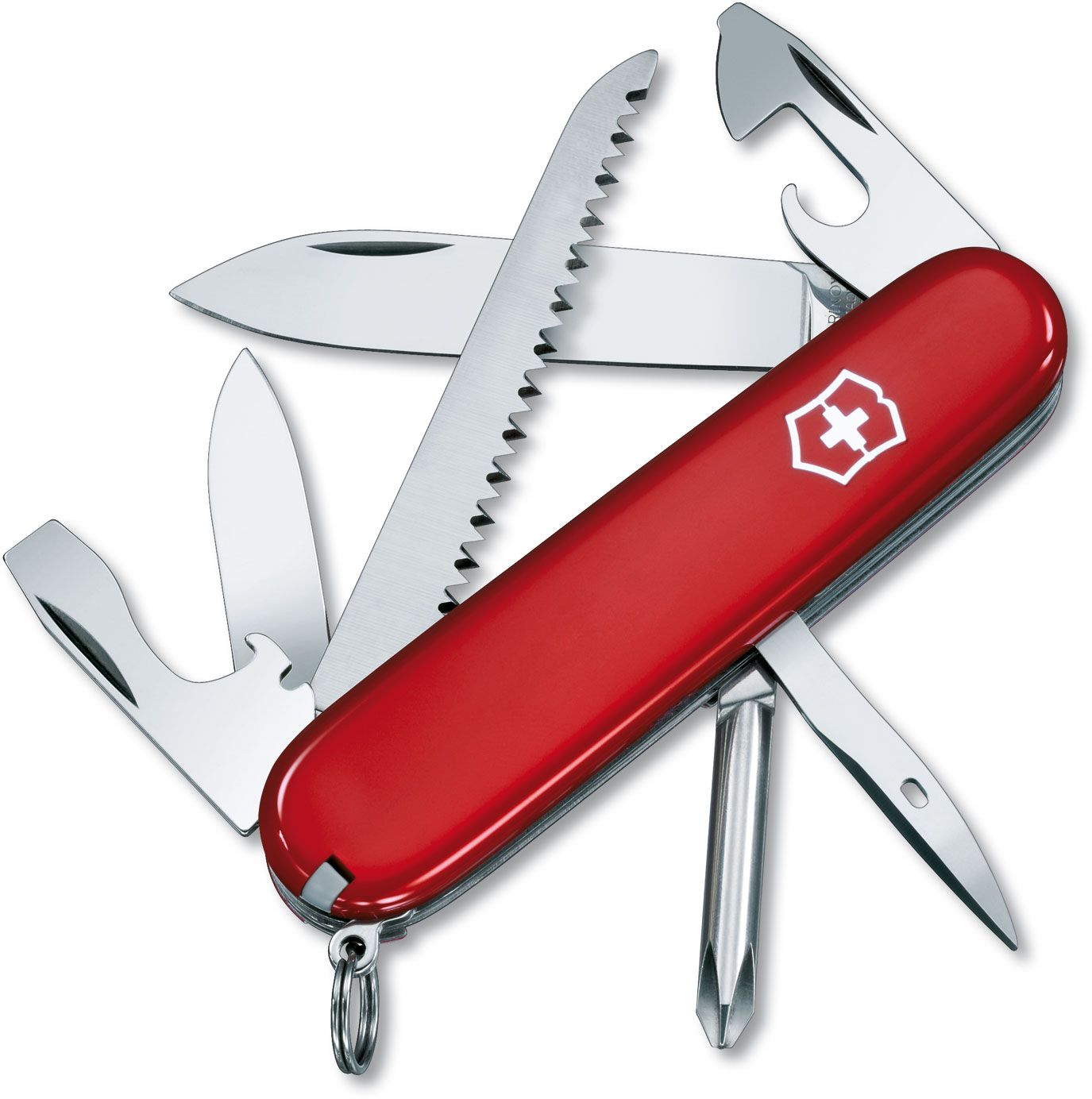 Victorinox - VN14613033X1 - Hiker - Folding Knife - Stainless Polished Multi Tool - ABS/Celidor - Red - Image 4