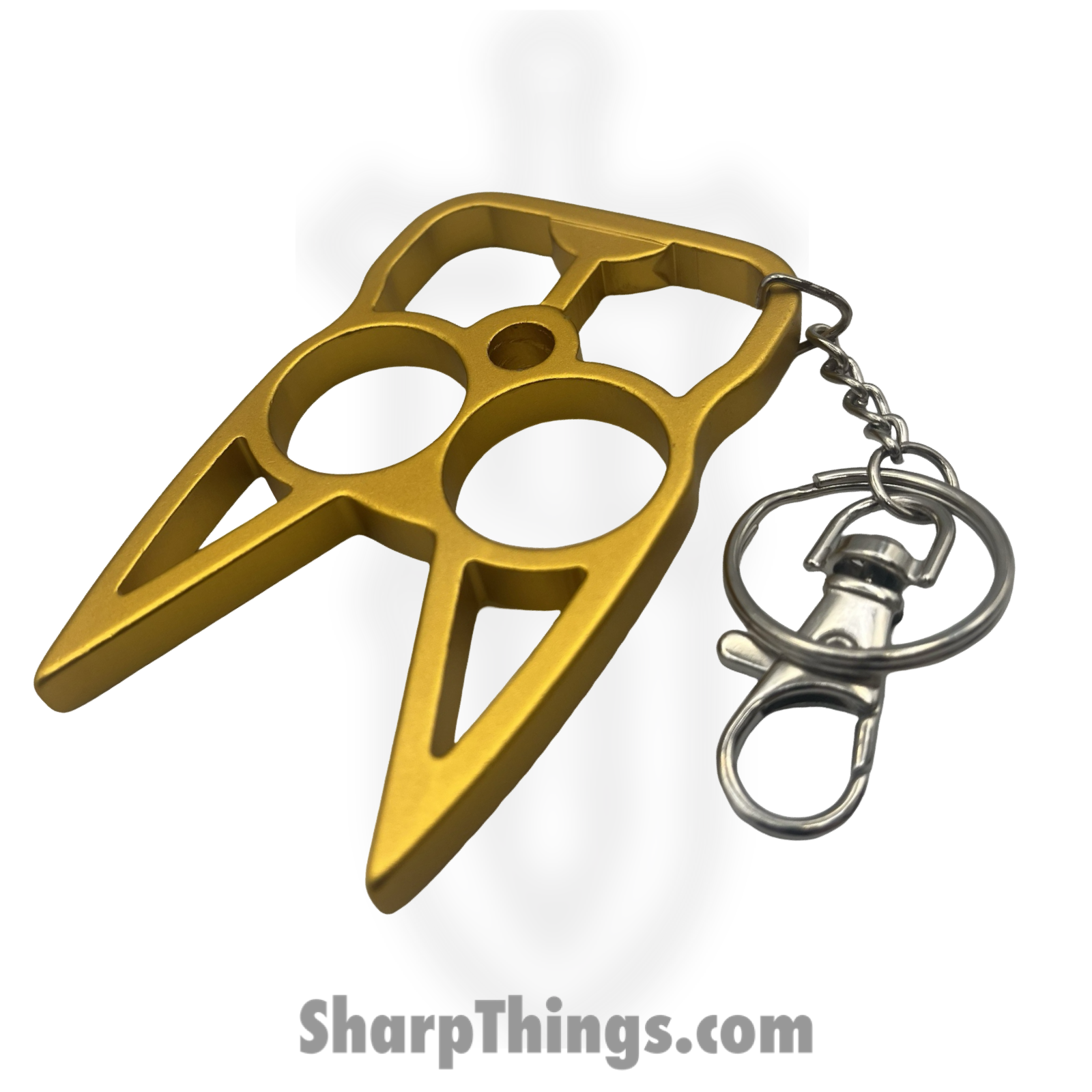 VOC - CT009GD - Cat Keychain Knuckle Weight - Metal - Gold - Image 2