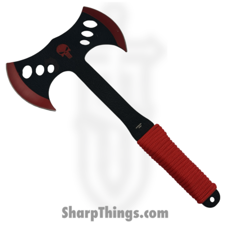 Razor Tactical – RT-9052RD – 13.25″ Fantasy Axe – Axe – Coated 440 D/E Hatchet – Cord Wrap – Black/Red