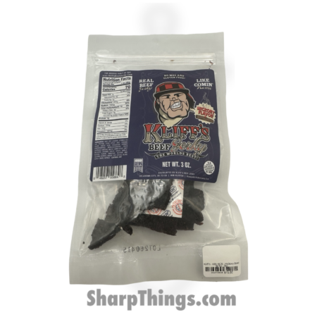 Kliff’s – KBJ-HICK – Hickory Beef Jerky – 3oz