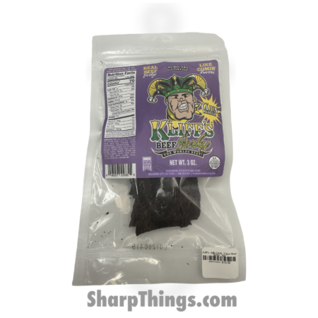 Kliff’s – KBJ-CAJN – Cajun Beef Jerky – 3oz