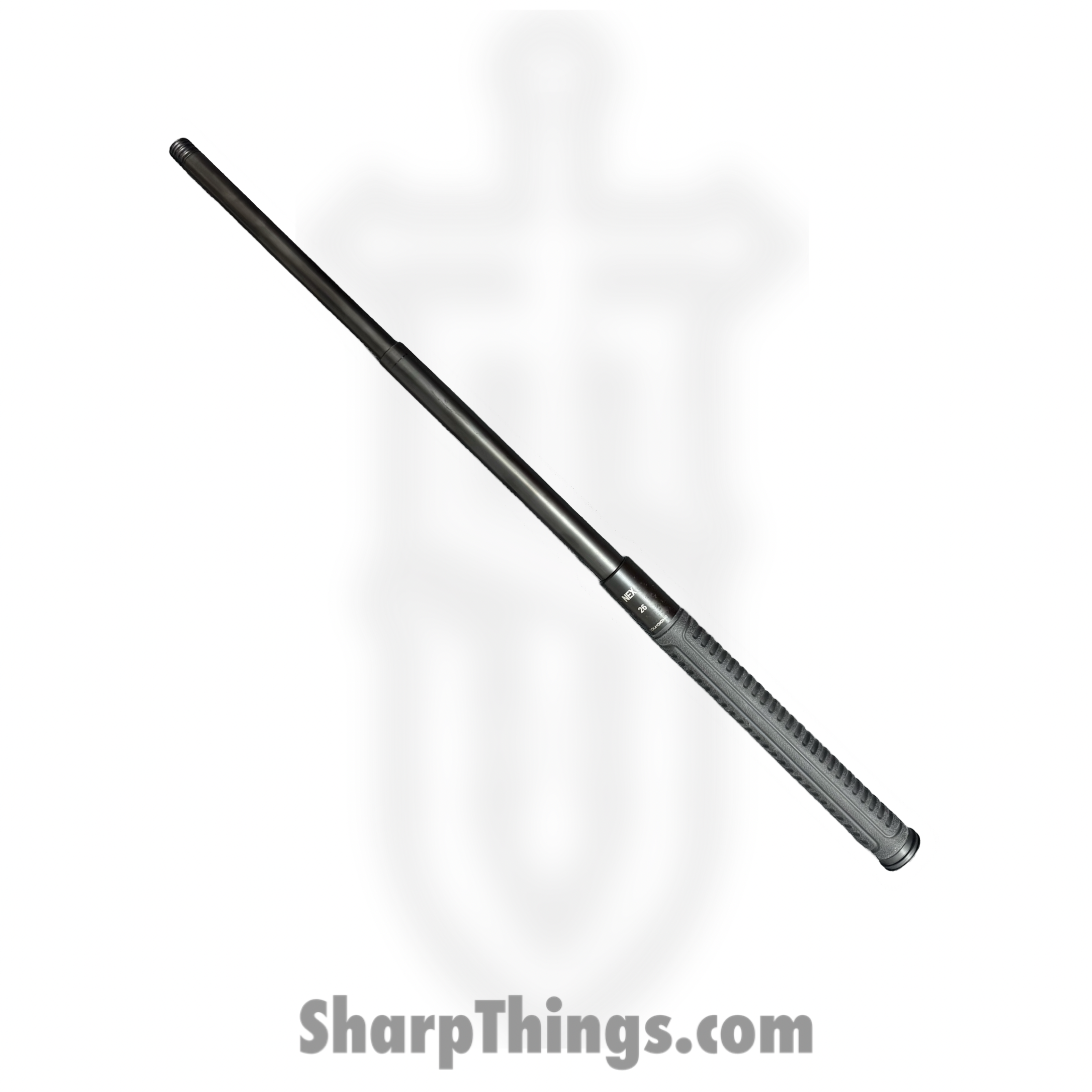 NexTorch - NXN26CS - 26 Quicker Steel Baton - 42CrMo and TPE Rubber - Black - Image 12