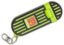 Al Mar - AMK1001GYBKBL - Stinger Keyring Knife - Fixed Blade Knife - D2 Satin Spear Point - Polymer with TPR Overmold - Black - Image 11