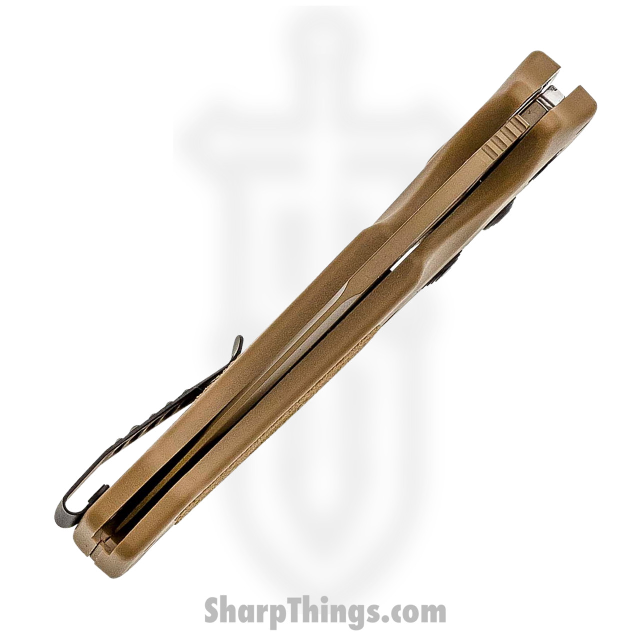 Hogue Knives - 36333 - SIG K320A M17 - Automatic Knife - CPM S30V Coated Drop Point - Polymer - Coyote Brown - Image 6