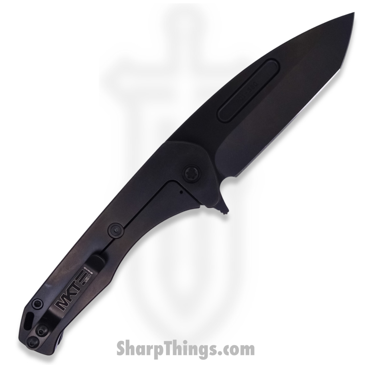 Medford Knife - MKFF206SPT-42PV-TPCP-Q4 - Praetorian Swift FL Tanto Flipper - S35VN PVD - Black - Image 8