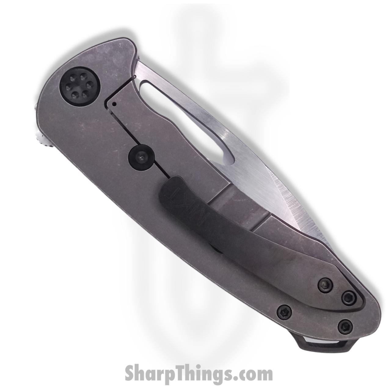 Medford Knife - MK038STQ-01TM-TPCP-BP - On Belay Folder - S35VN - "Old-School Tumbled" - Image 8