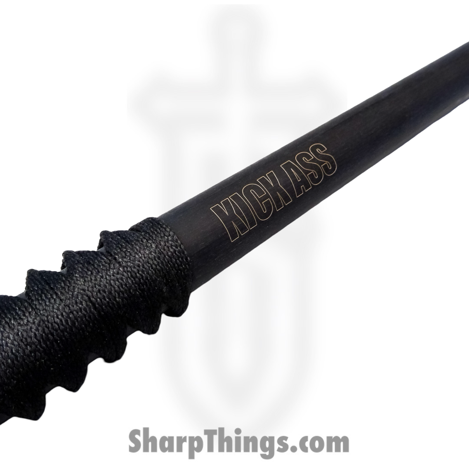 Bastinelli Creations - kickass21blk - 21" Kick Ass Stick - Tsuka Wrapped - Black - Image 8