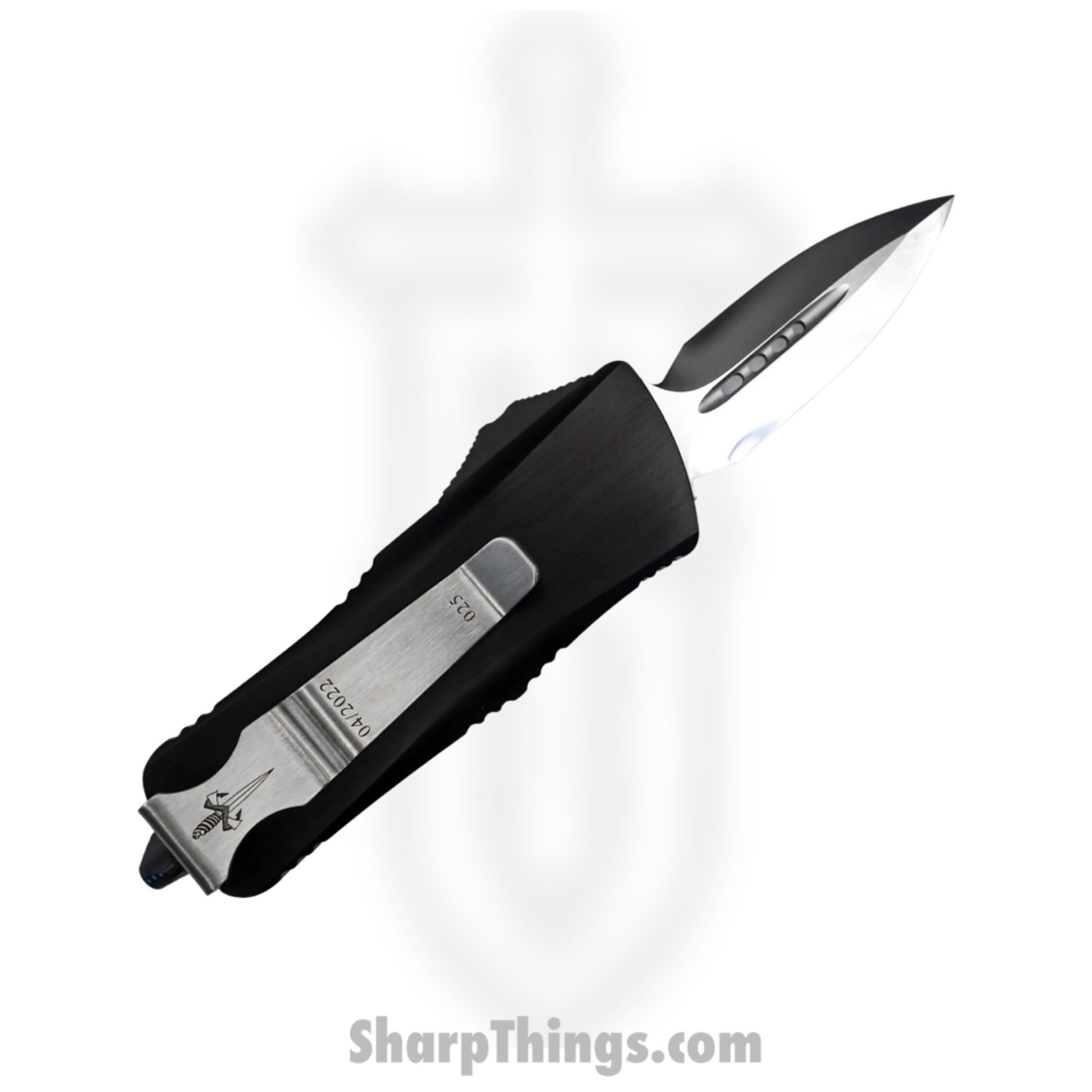 Marfione Custom Knives - MFC-MiniTroo - Marfione Custom Mini Troodon - OTF Auto - MFC-MiniTroo Marfione Custom Mini Troodon OTF Auto - Aluminum - Black - Image 17